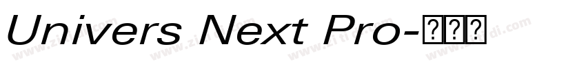Univers Next Pro字体转换